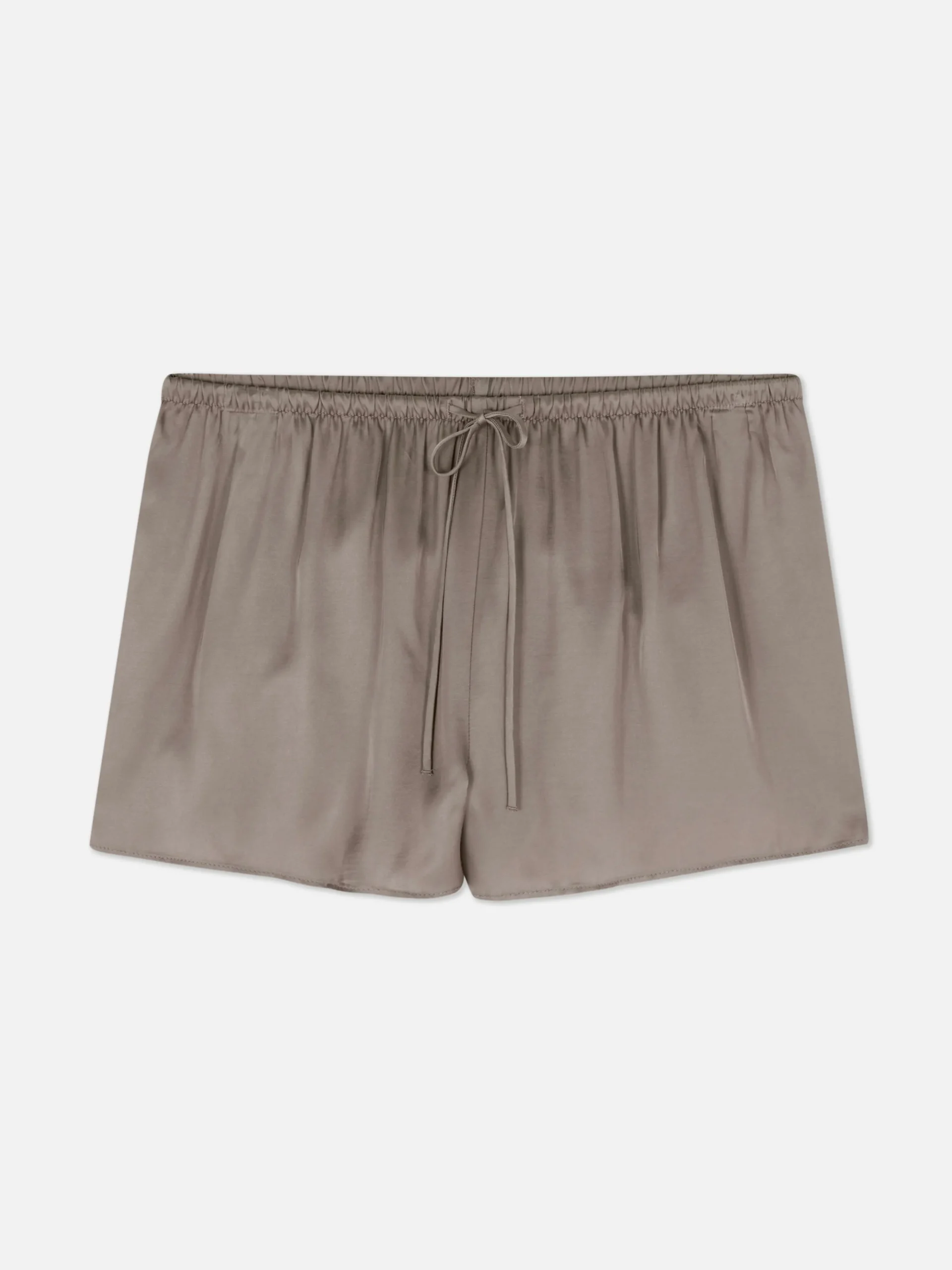Short De Pyjama En Satin à Nœud Sur Le Devant
