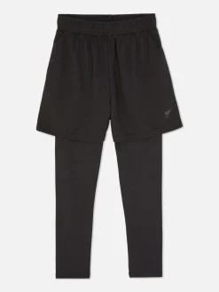 Short De Sport Avec Legging 2 En 1