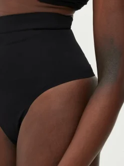 String Gainant à Taille Haute Sans Couture