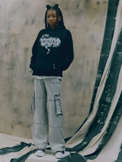 Sweat à Capuche à Motifs Multiples Beetlejuice