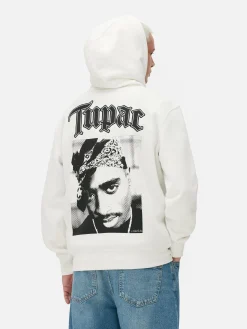 Sweat à Capuche Graphique Tupac