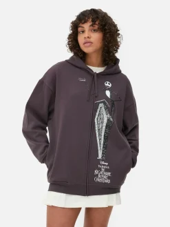 Sweat à Capuche Zippé Disney L'Étrange Noël De Monsieur Jack De Tim Burton