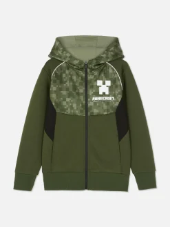 Sweat à Capuche Zippé Minecraft