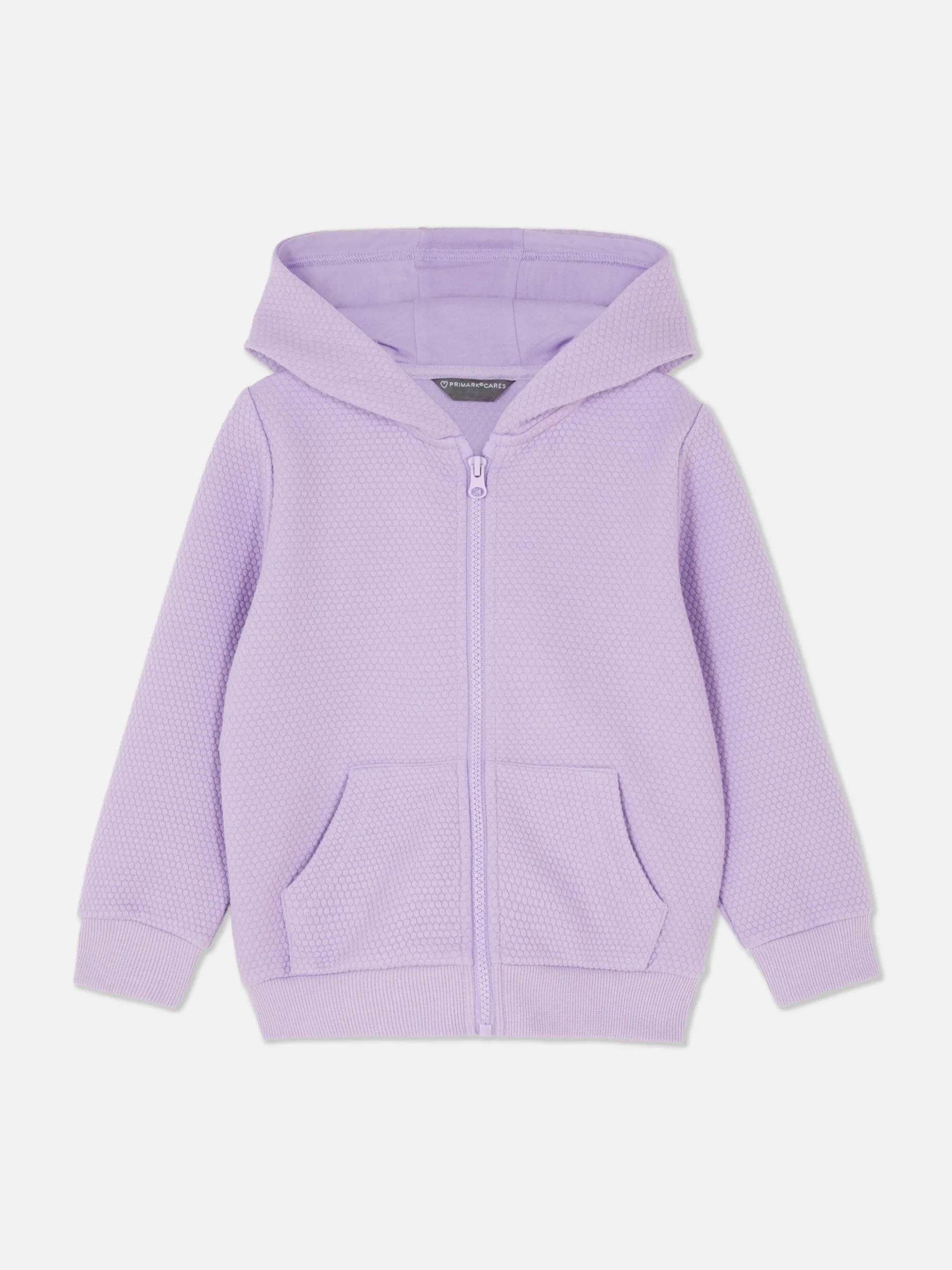 Sweat Texturé à Capuche Zippé