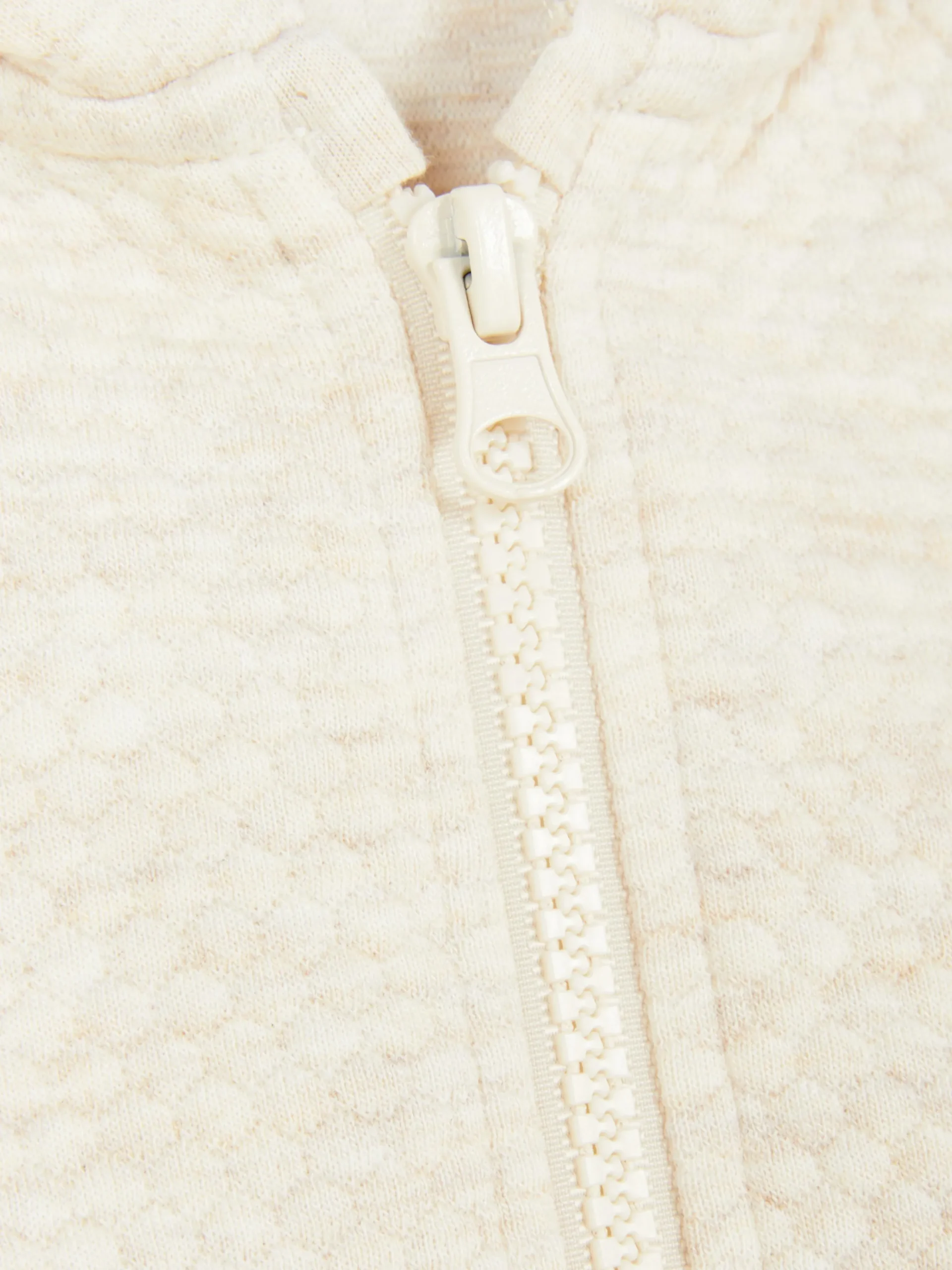 Sweat Texturé à Capuche Zippé