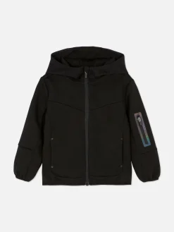 Sweat Zippé Contrecollé à Capuche à Coordonner