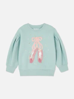 Sweat-shirt à Appliqué Ballerines