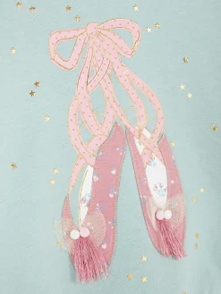 Sweat-shirt à Appliqué Ballerines