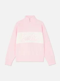 Sweat-shirt à Col Cheminée Barbie à Coordonner
