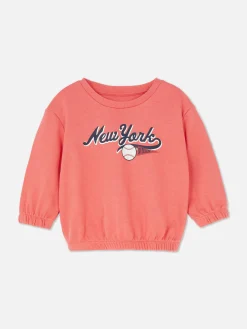 Sweat-shirt à Col Ras-du-cou