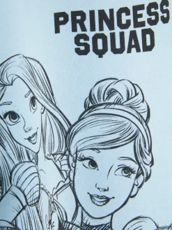 Sweat-shirt à Col Ras-du-cou Disney Princesses