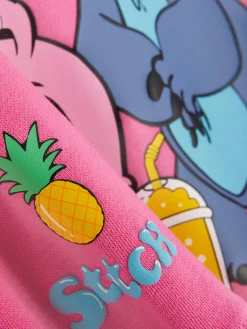 Sweat-shirt à Col Ras-du-cou Disney Lilo & Stitch Slushy