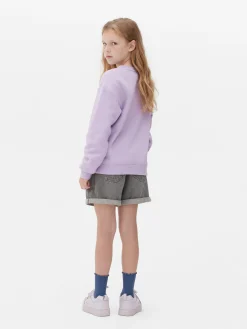 Sweat-shirt à Col Ras-du-cou Disney Stitch & Angel