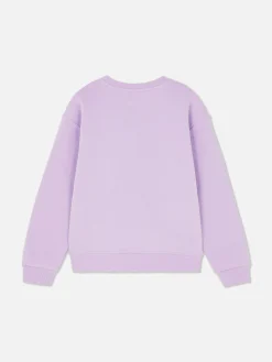 Sweat-shirt à Col Ras-du-cou Disney Stitch & Angel