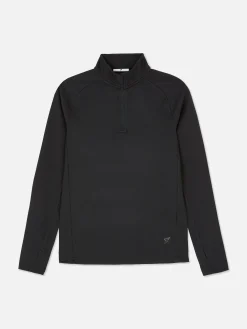 Sweat-shirt à Col Zippé Performance