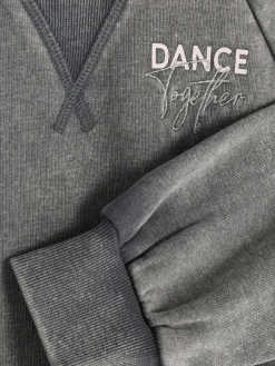 Sweat-shirt Délavé à L'acide