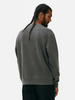 Sweat-shirt Délavé à L'acide Disney Mickey Mouse X Keith Haring