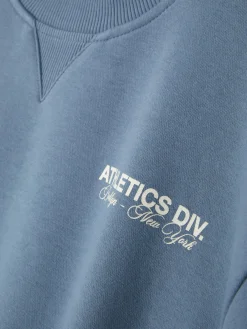 Sweat-shirt Ras Du Cou Graphique