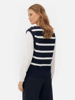 Tenue Deux-en-un Débardeur En Tricot Et Chemise