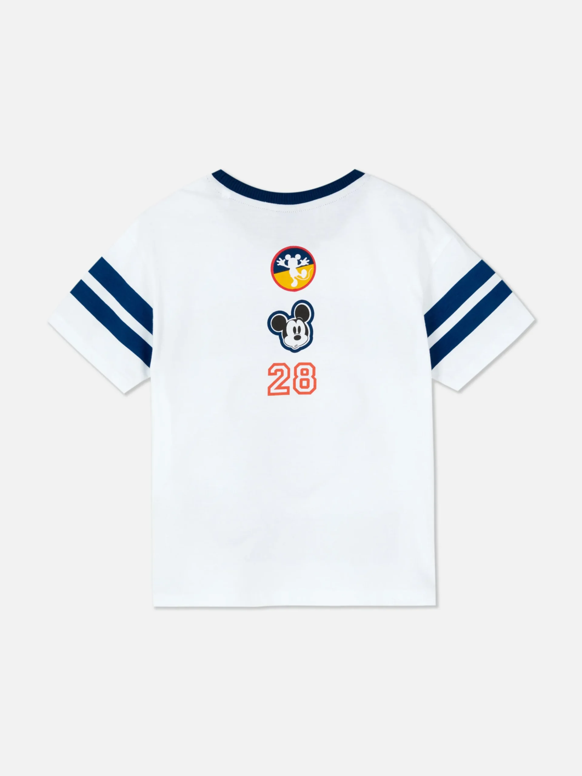 T-shirt à Bords Contrastés Disney Mickey Mouse