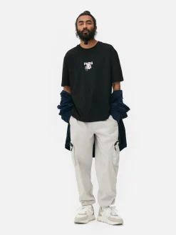 T-shirt à Imprimé Floral Paris