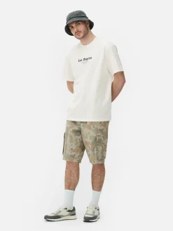 T-shirt à Imprimé Statue De Los Angeles