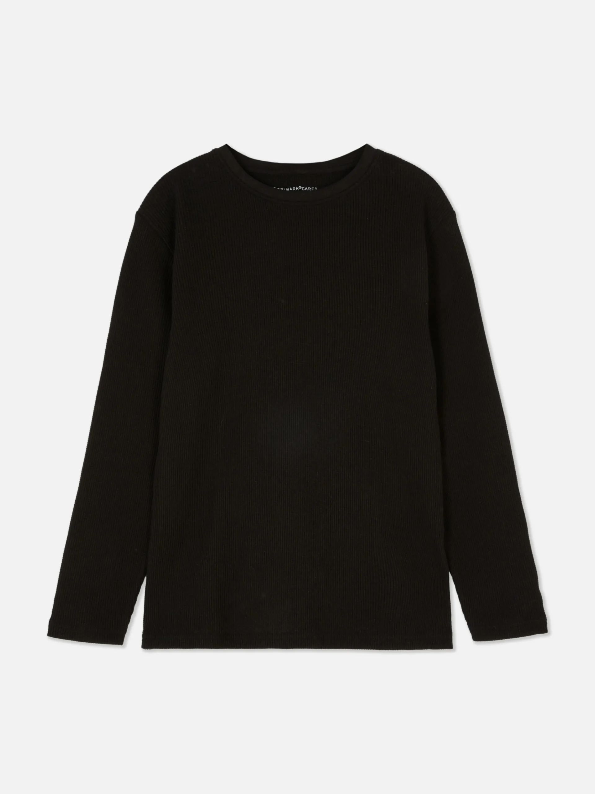 T-shirt à Manches Longues Et à Texture Gaufrée