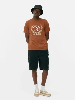 T-shirt à Motif Armoiries New York City