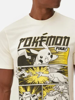 T-shirt à Motifs Style Bande Dessinée Pokémon