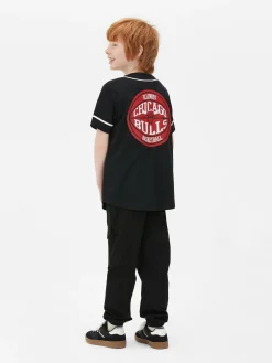 T-shirt Boutonné NBA Chicago Bulls