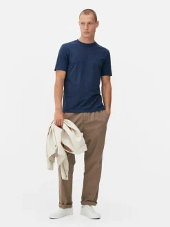 T-shirt Coupe Slim à Manches Courtes