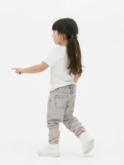 T-shirt Côtelé à Finition Festonnée à Coordonner