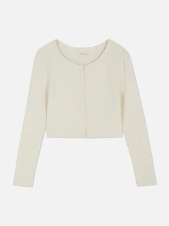 T-shirt Côtelé Boutonné