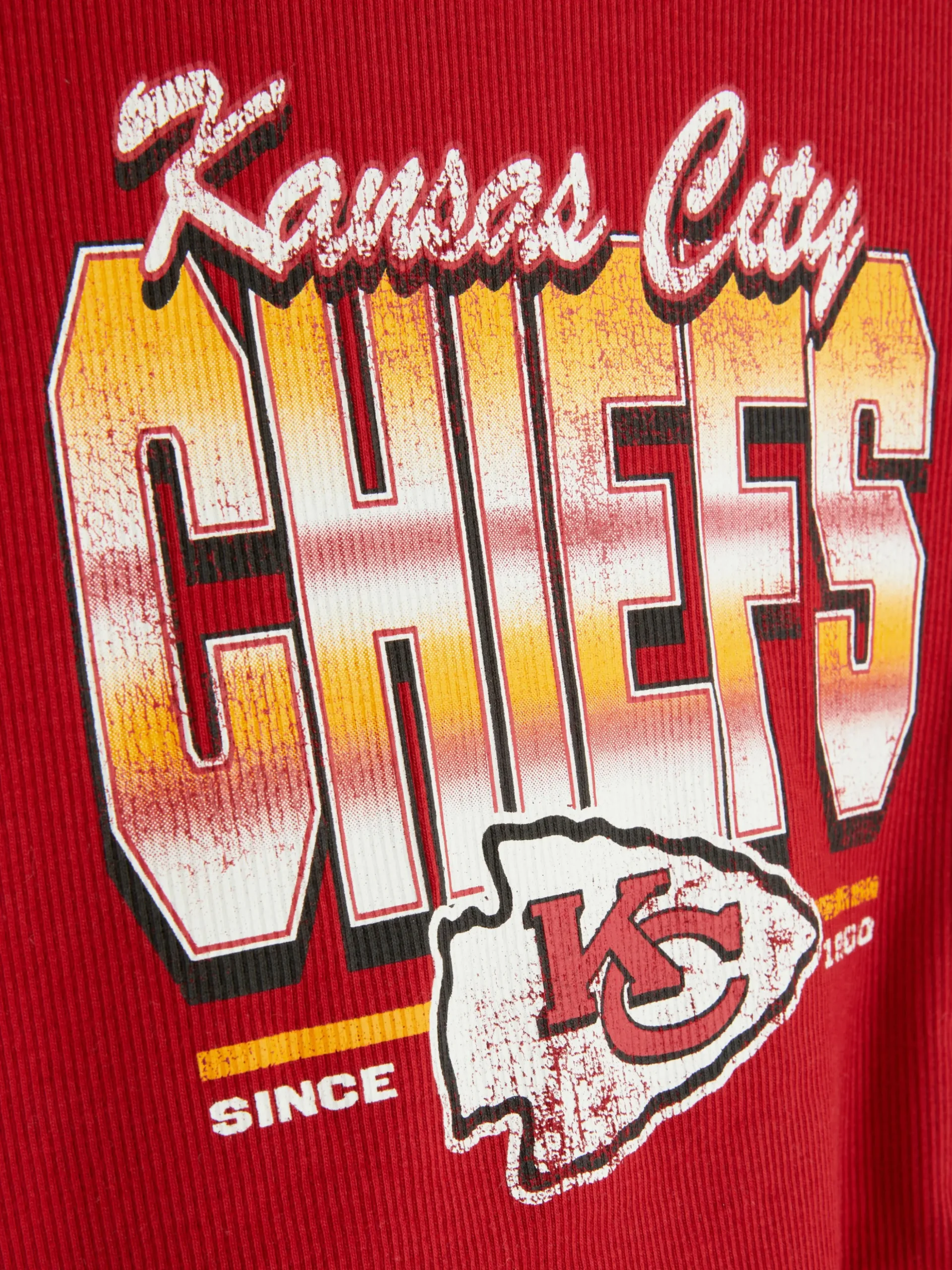 T-shirt Côtelé NFL Kansas City Chiefs