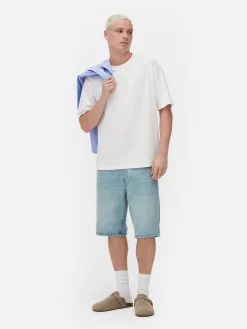 T-shirt En Coton à Coupe Décontractée