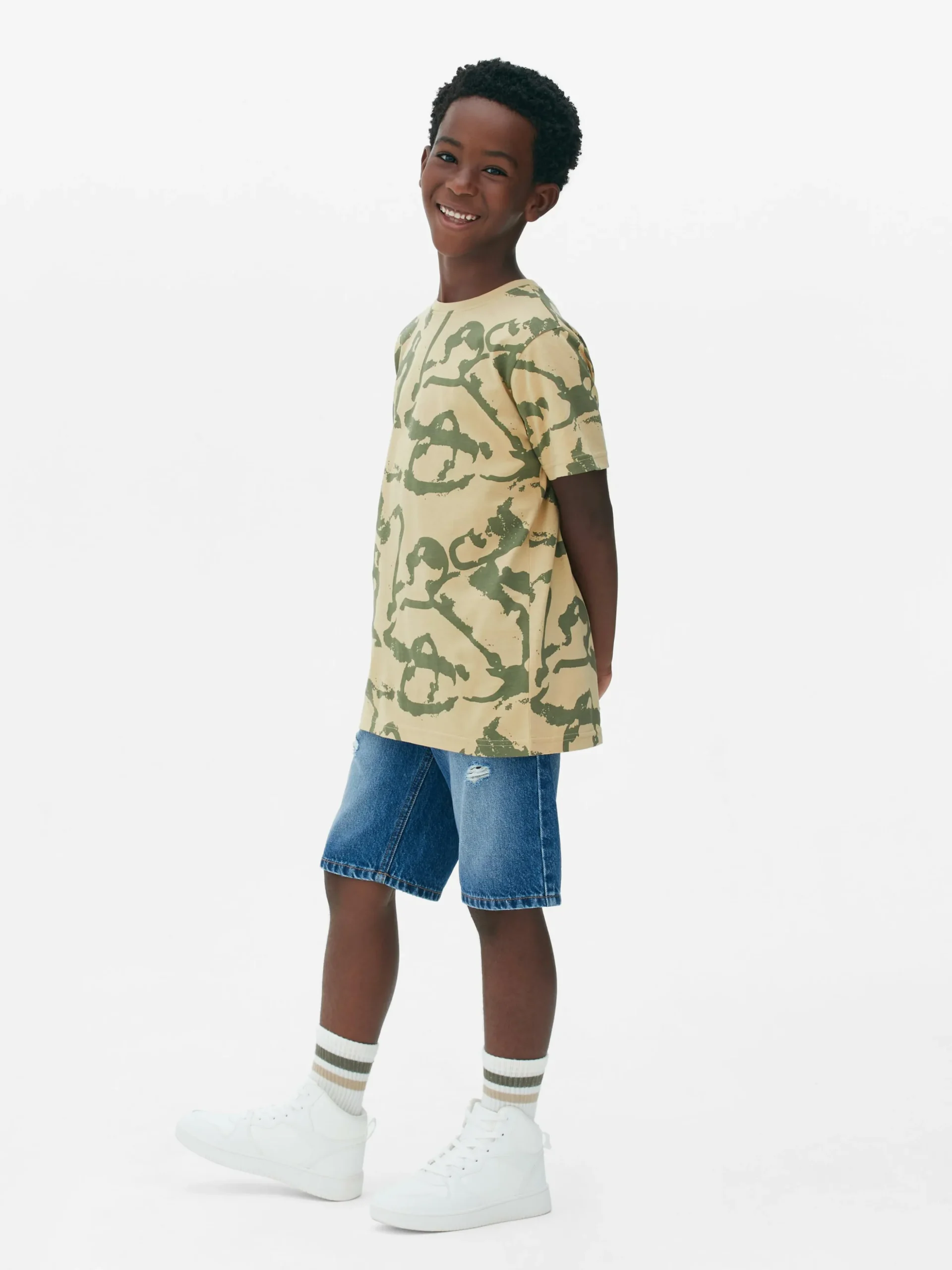 T-shirt Graphique à Manches Courtes