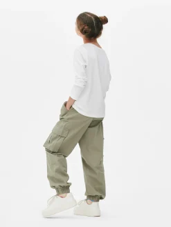 T-shirt Manches Longues à Imprimé Sur Le Buste