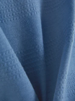 T-shirt Rayé Texturé à Manches Longues