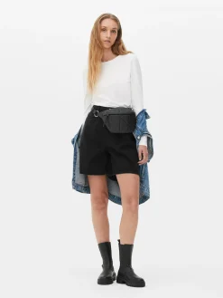 T-shirt Stretch à Col Ras-du-cou