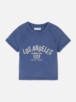 T-shirt Style Universitaire Los Angeles
