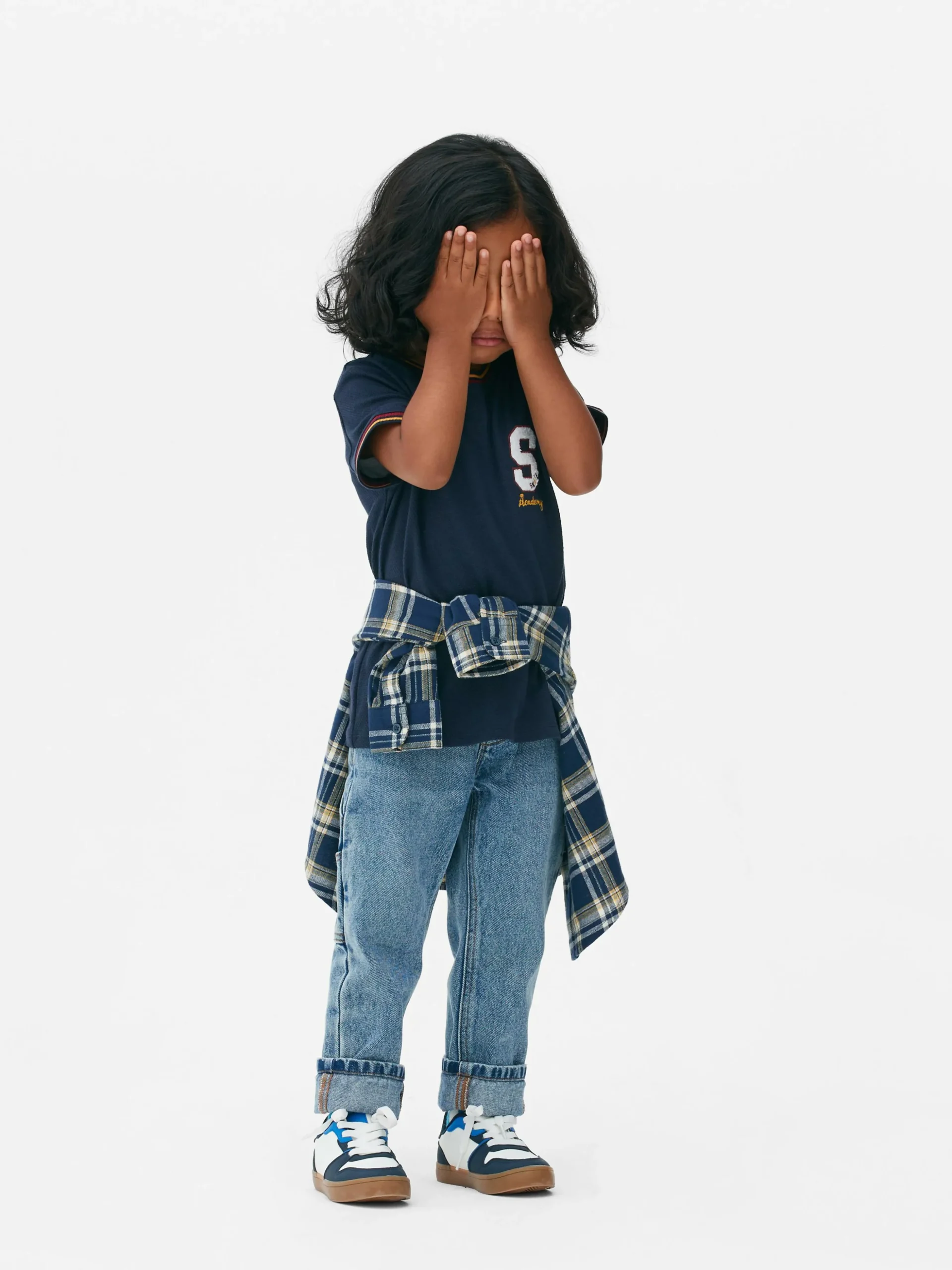 T-shirt Style Universitaire à Manches Courtes