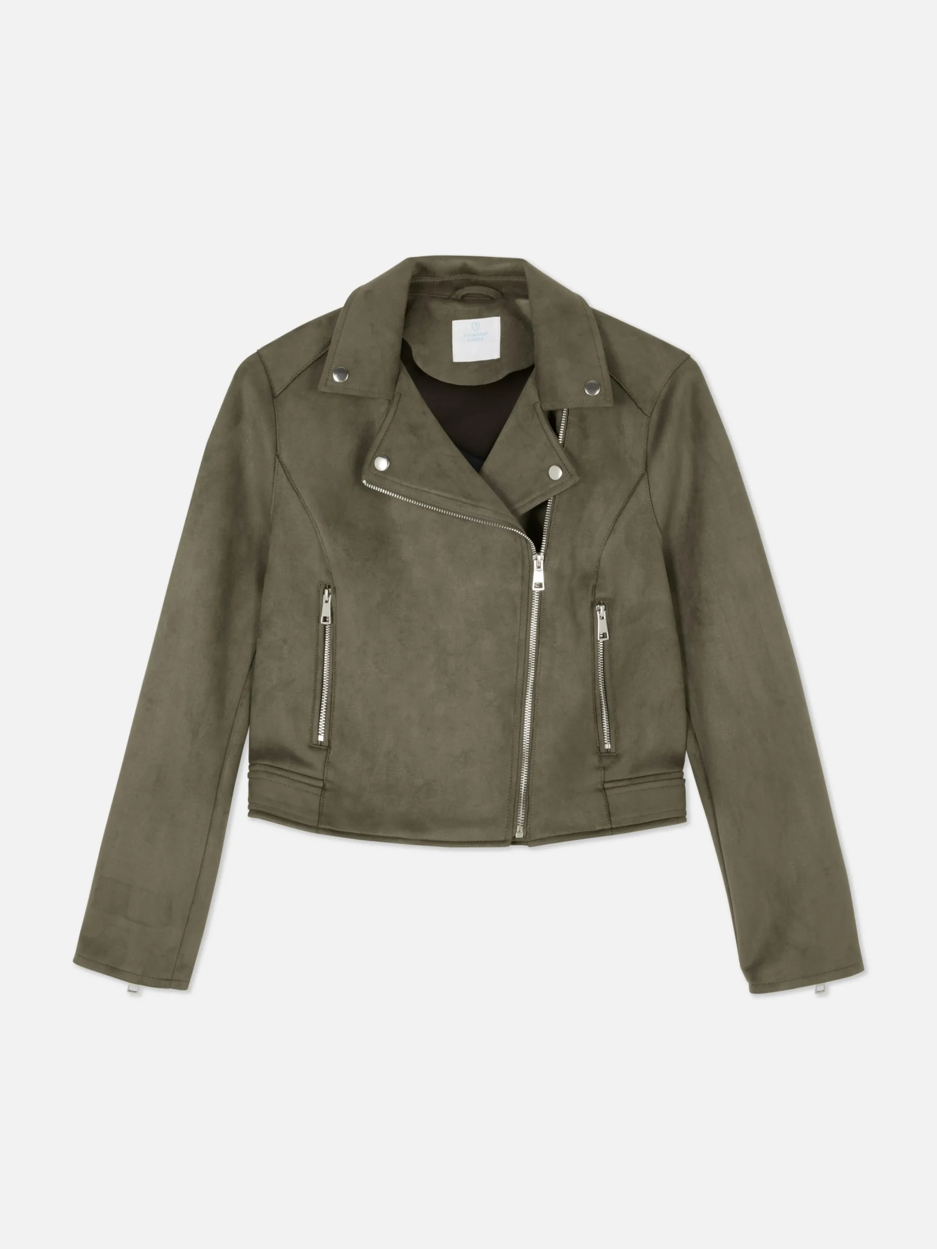 Veste De Motard Imitation Daim