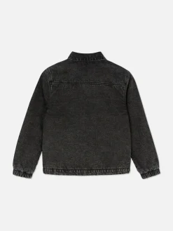 Veste En Jean à Revers