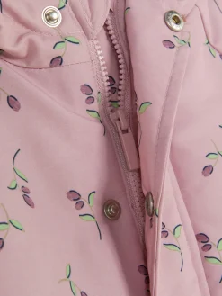 Veste Florale à Capuche