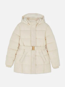 Veste Matelassée à Ceinture