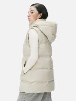 Veste Sans Manches Matelassée à Capuche