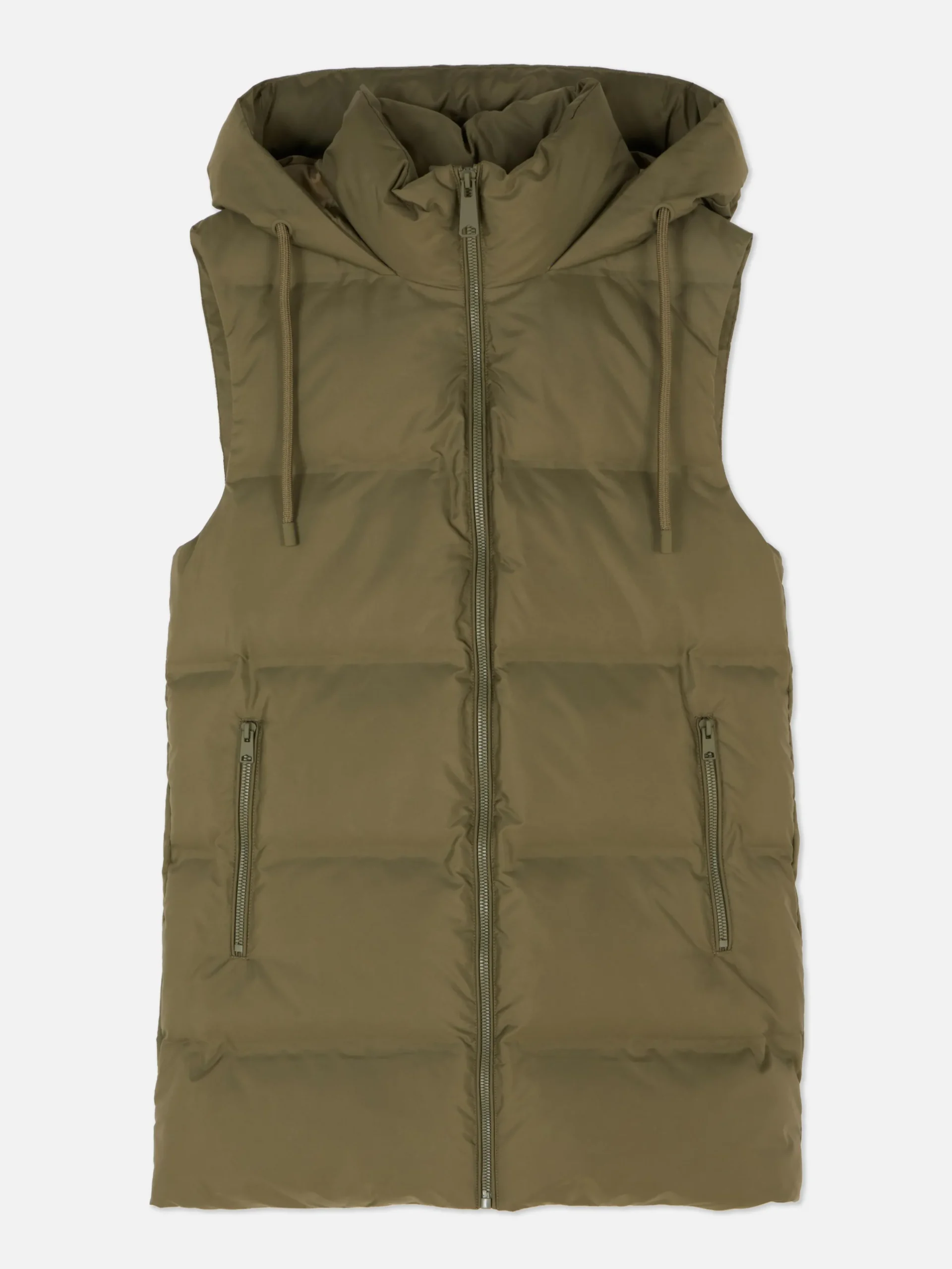 Veste Sans Manches Matelassée à Capuche