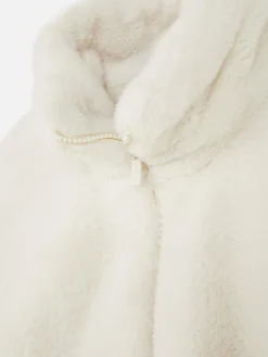 Veste Zippée En Fausse Fourrure