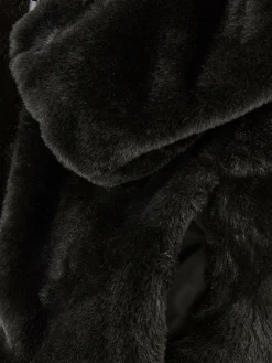 Veste Zippée En Fausse Fourrure